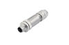Plug SAISC-M-4/8S-M12-D-COD, M12 4pin,  cat.5/5e, 0.34..0.5mm² 4A 250VAC, coding D, crimp, cable D5..8mm, gland M12, IP67, Weidmüller