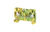 PE Terminal A2C 2.5 PE, 2.5mm² 300A 800V, Push-In, Weidmüller, yegr