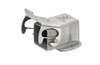 Base enclosure HDC 04A SLU 1M20G, size 1, side-locking clamp on lower side, angled, diecast aluminium, -40..125°C, M20, IP65, Weidmüller