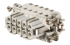 Промисловий роз´єм HDC HA 10 FT, female, Size 2, 10P 16A 250V, tension clamp, Weidmüller