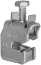 Bow Terminal SK 120 F10, 16..120mm² 344A 1000V Cu-bar 10mm, M8/±PZ3/SW13 torque 24Nm, Pollmann