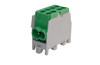 Main Terminal HLAK 25-1/2 M2, 2x25mm²/2x16mm², 80A 400VAC, tinned, TS35, Pollmann, green