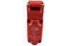 Tongue Interlock Switch Guardmaster MT-GD2, 3NC safety| 1NO aux. 10A 240V, painted zinc alloy ˄ss, ½-in. NPT, IP67, Allen-Bradley, red/yellow
