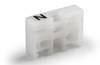 Support PMR117, f. 2x 10mm busbar, marked N, Ensto