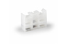 Support PMR117.1, f. 2x 10mm busbar, marked PE, Ensto