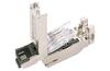 IE FC RJ45 Plug 180 2X2, RJ45 plug connector (10/100Mbit/s), rugged metal housing, FC connecting, f. IE FC cable 2X2 180° cable outlet, Siemens