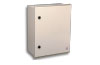 Поліестер корпус 400Wx400Hx200D IP66 IK10 суцільні двері, захищений, сірий