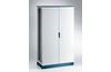 Cabinet ENUX, 1200Wx2200Hx600D, frame, blank double door, rear panel, 5point locking w. 3mm double-bit insert, cable entry bottom plates ˄seal, CE/EX/TÜV/RINA/UL/EAC/RoHS, IP55 IK10 ˄NEMA12, ETA, ocean blue/ grey
